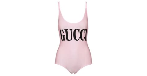 maillot de bain gucci femme rose